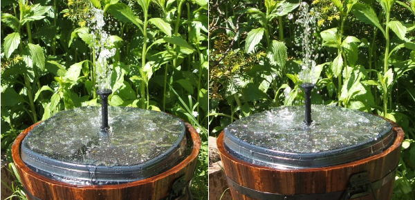 ソーラー噴水があればあなたのお庭も楽しくなる!