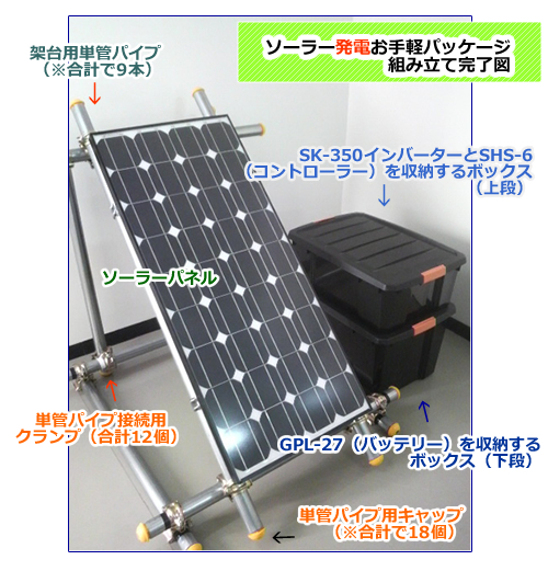 ソーラー発電お手軽パッケージ